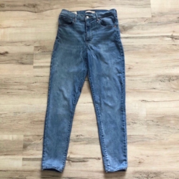 Levi’s Mile High Super Skinny Light wash Jeans - Picture 1 of 7